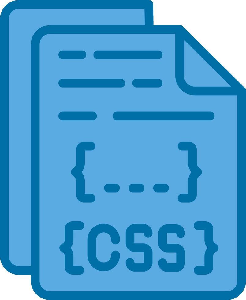 diseño de icono de vector de archivo css