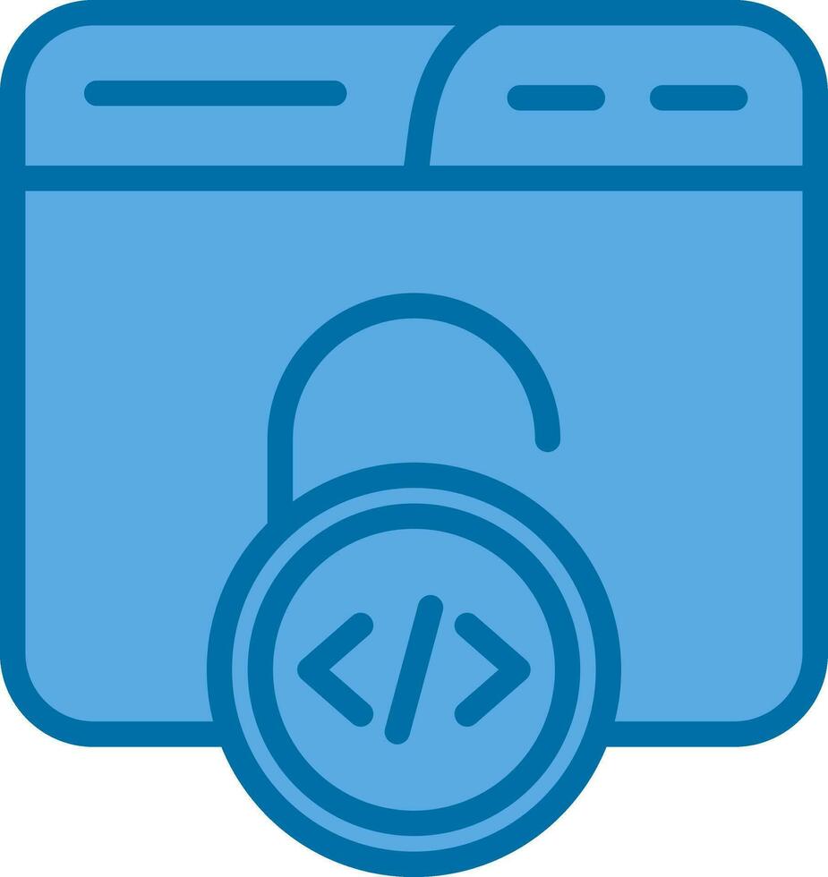 Unsecured Vector Icon Design