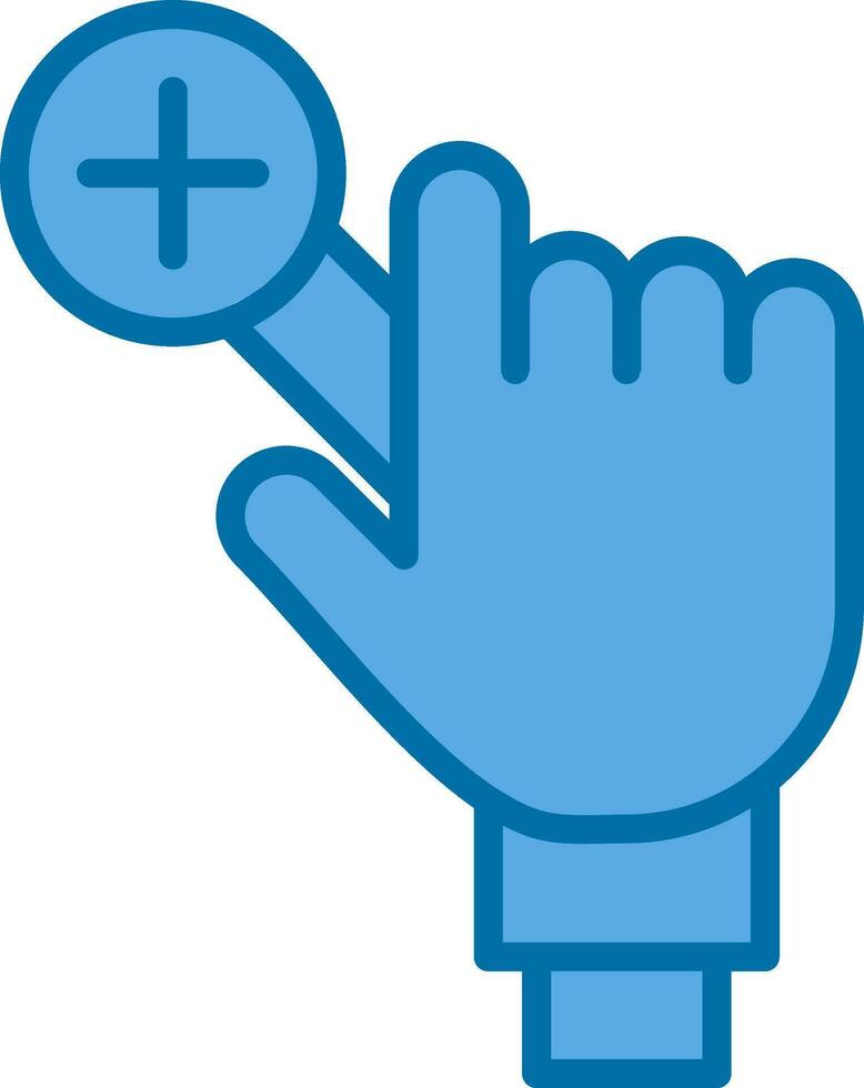 Zoom In Vector Icon Design