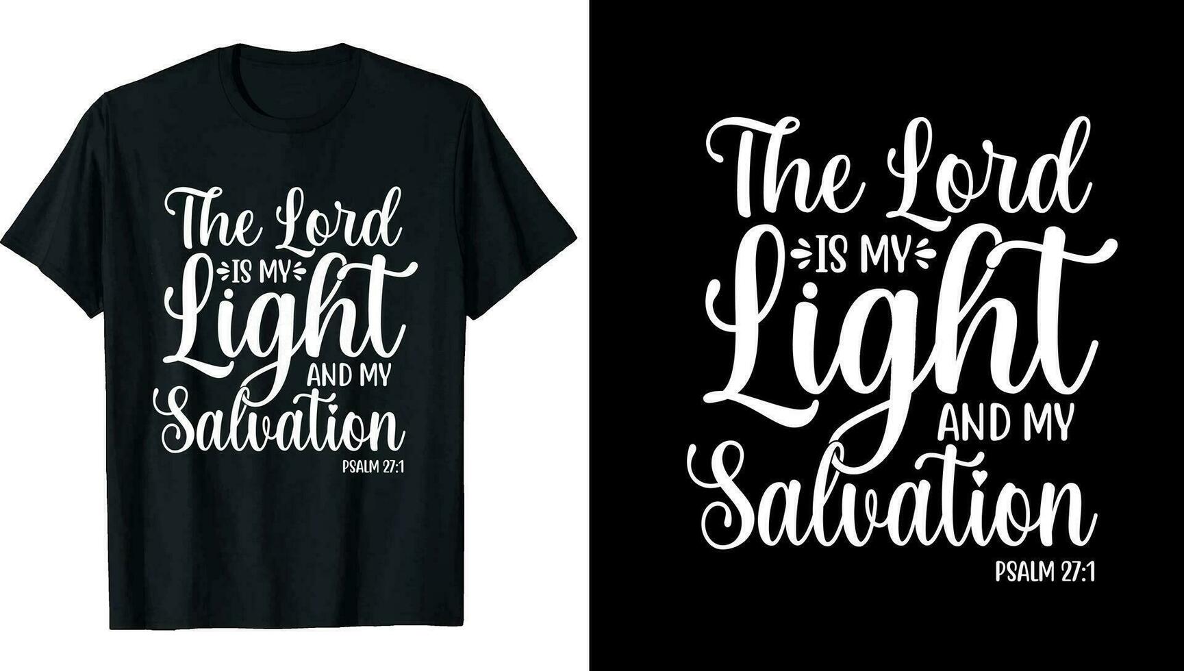 Christian Bible Verse Custom T-Shirt vector