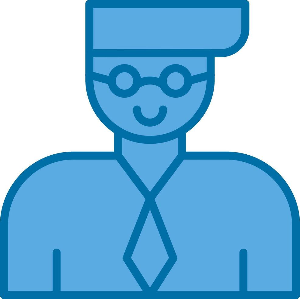 Professor Vector Icon Design