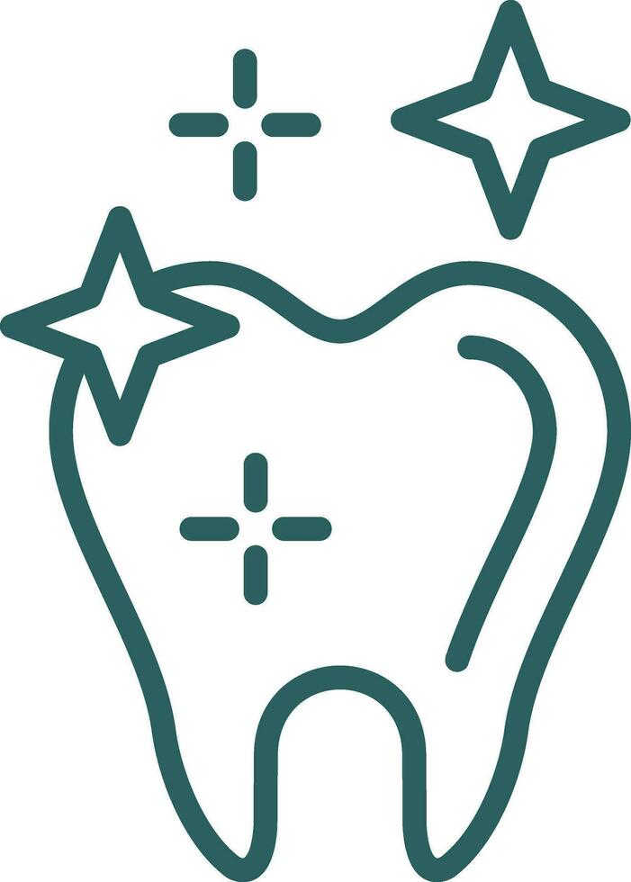 Healthy Tooth Vector Icon Design