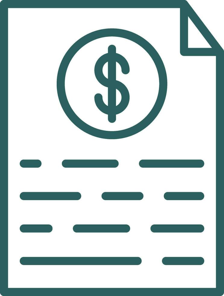 Medical Invoice Vector Icon Design