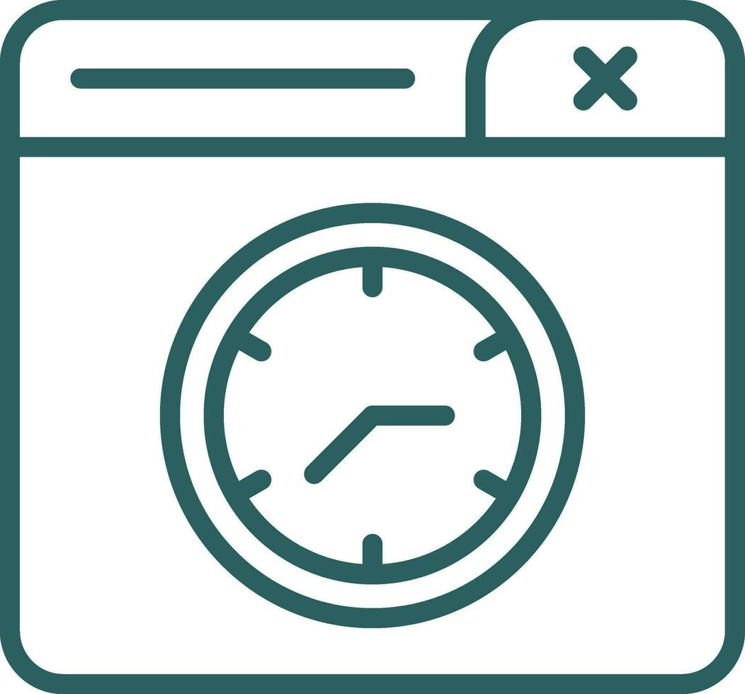 diseño de icono de vector de reloj