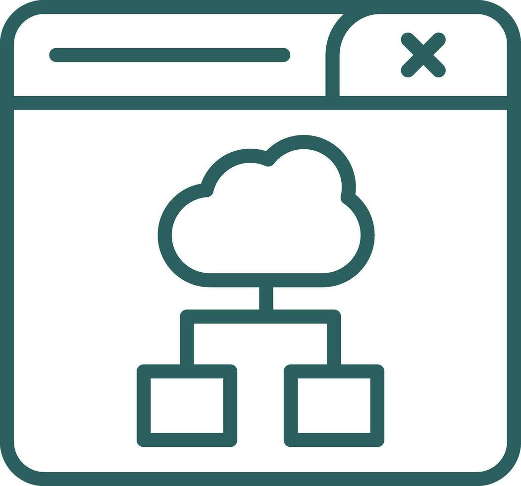 Cloud Computing Vector Icon Design