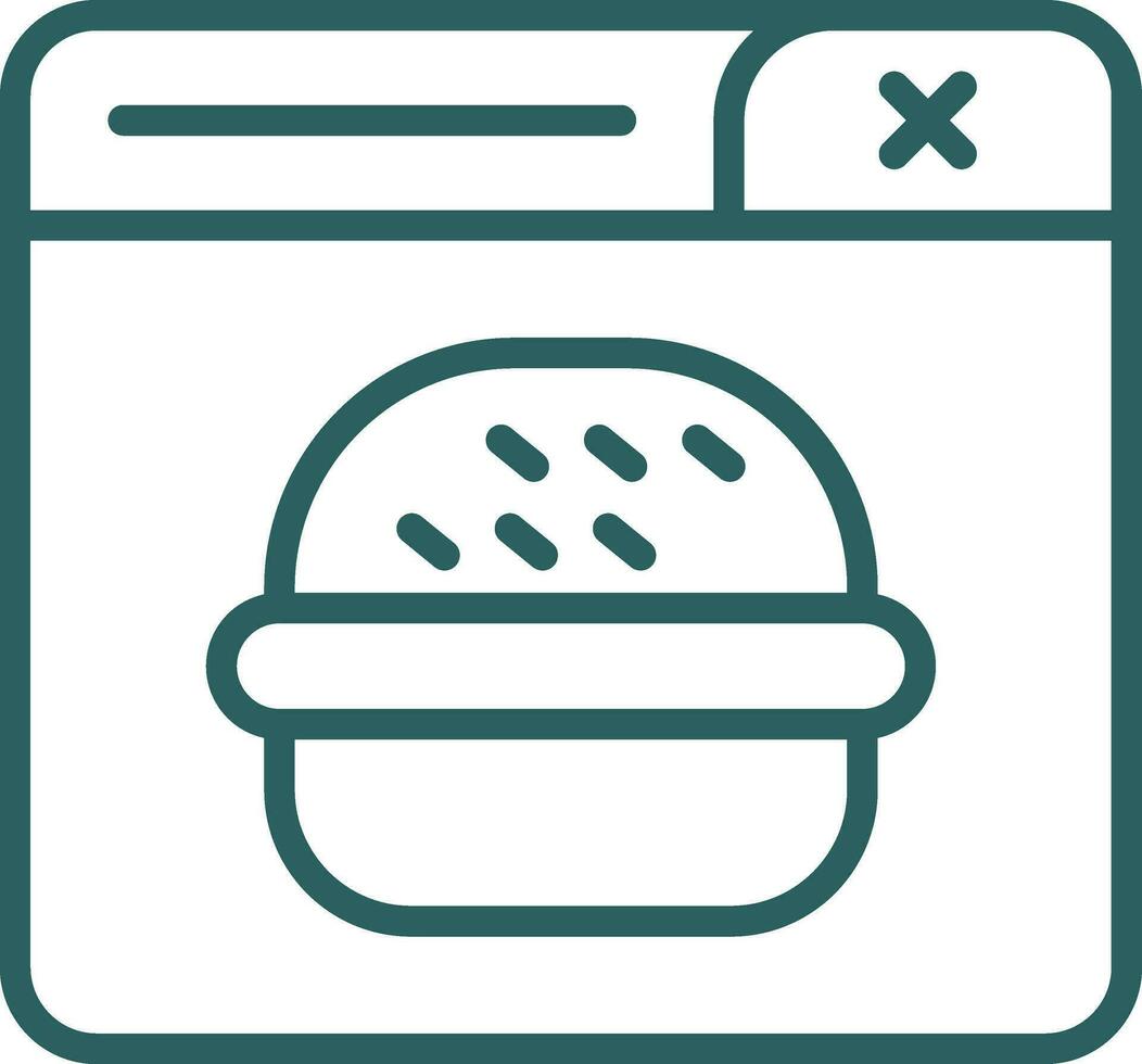 Fast Food Vector Icon Design