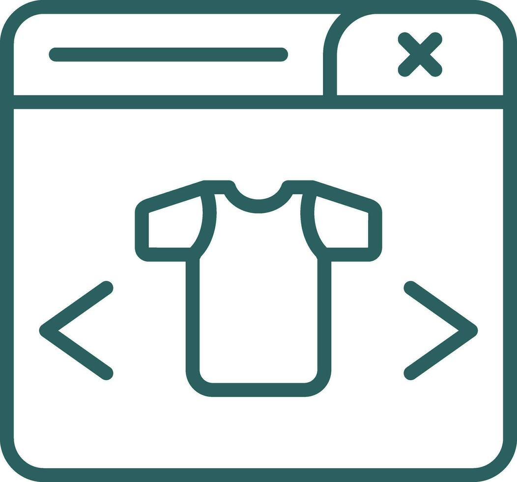 ropa Tienda vector icono diseño