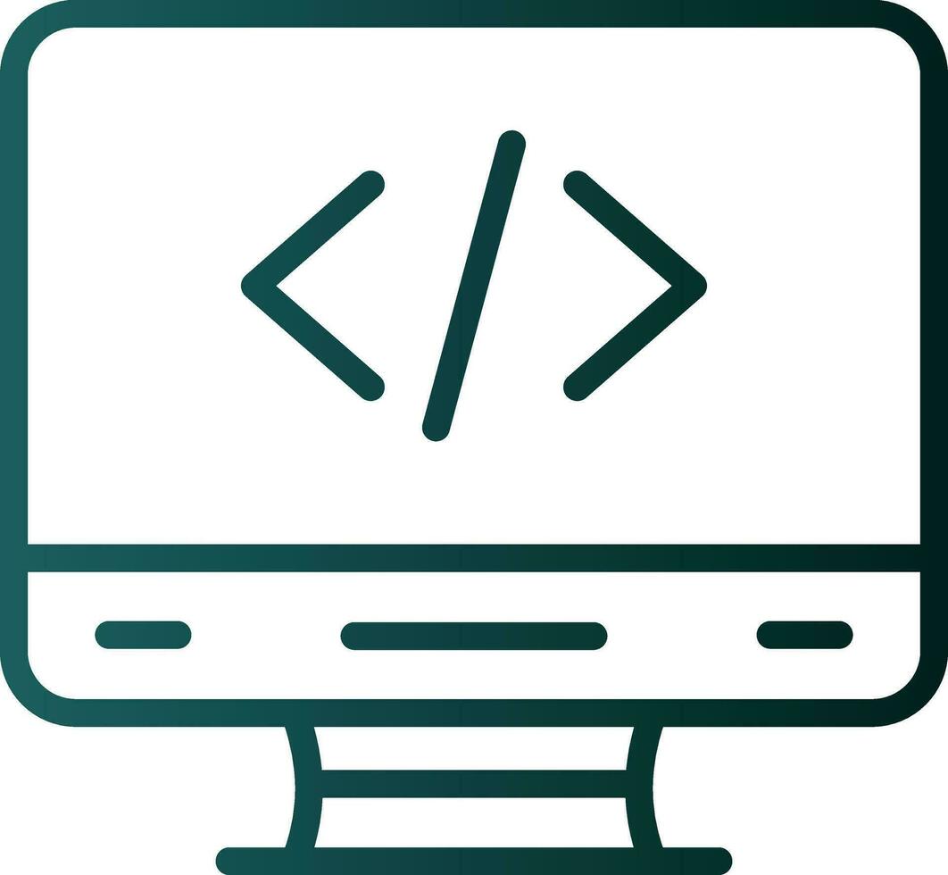 codificación vector icono diseño