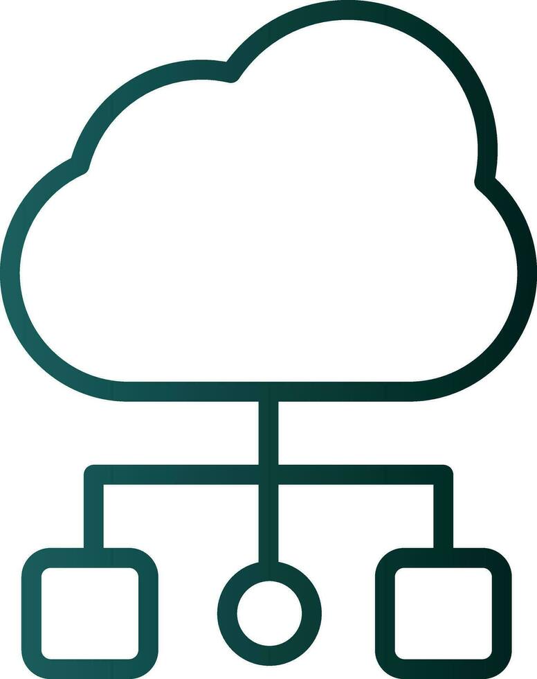 Cloud Computing Vector Icon Design