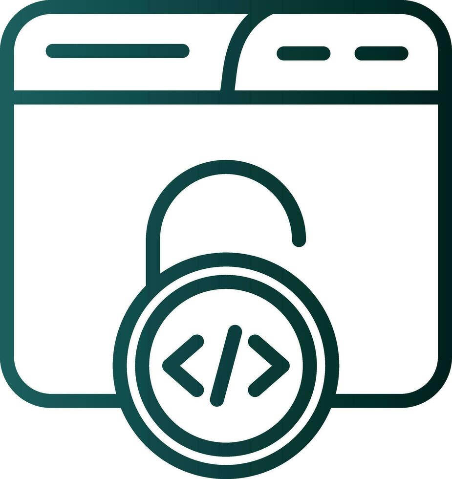 Unsecured Vector Icon Design
