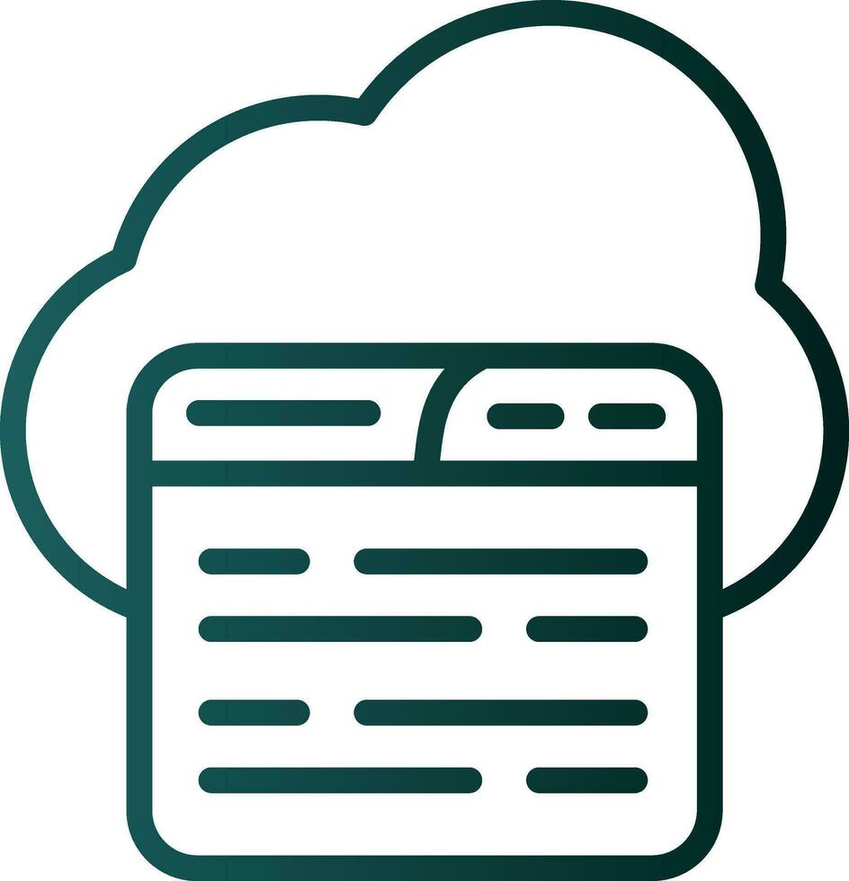 Cloud Vector Icon Design