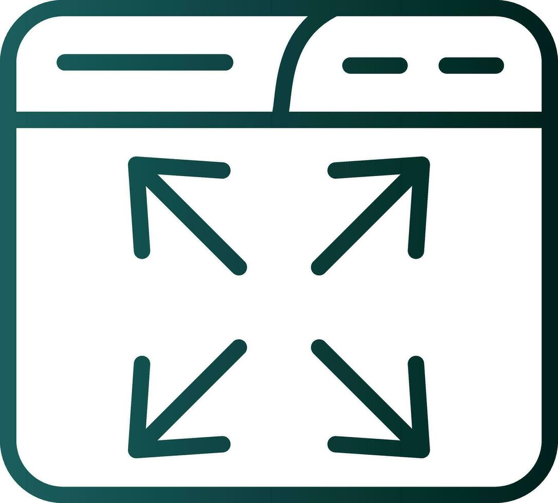 Expand Vector Icon Design