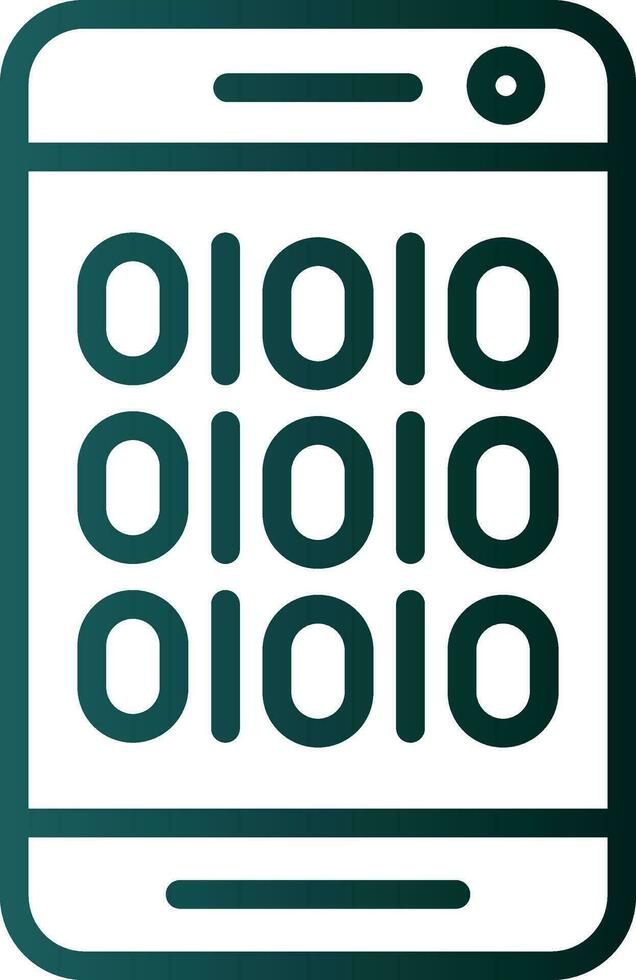 Binary Code Vector Icon Design