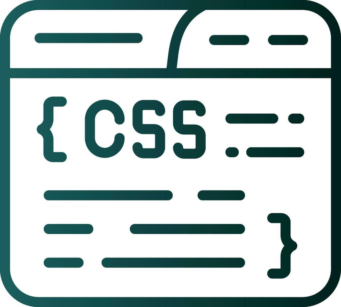 css codificación vector icono diseño