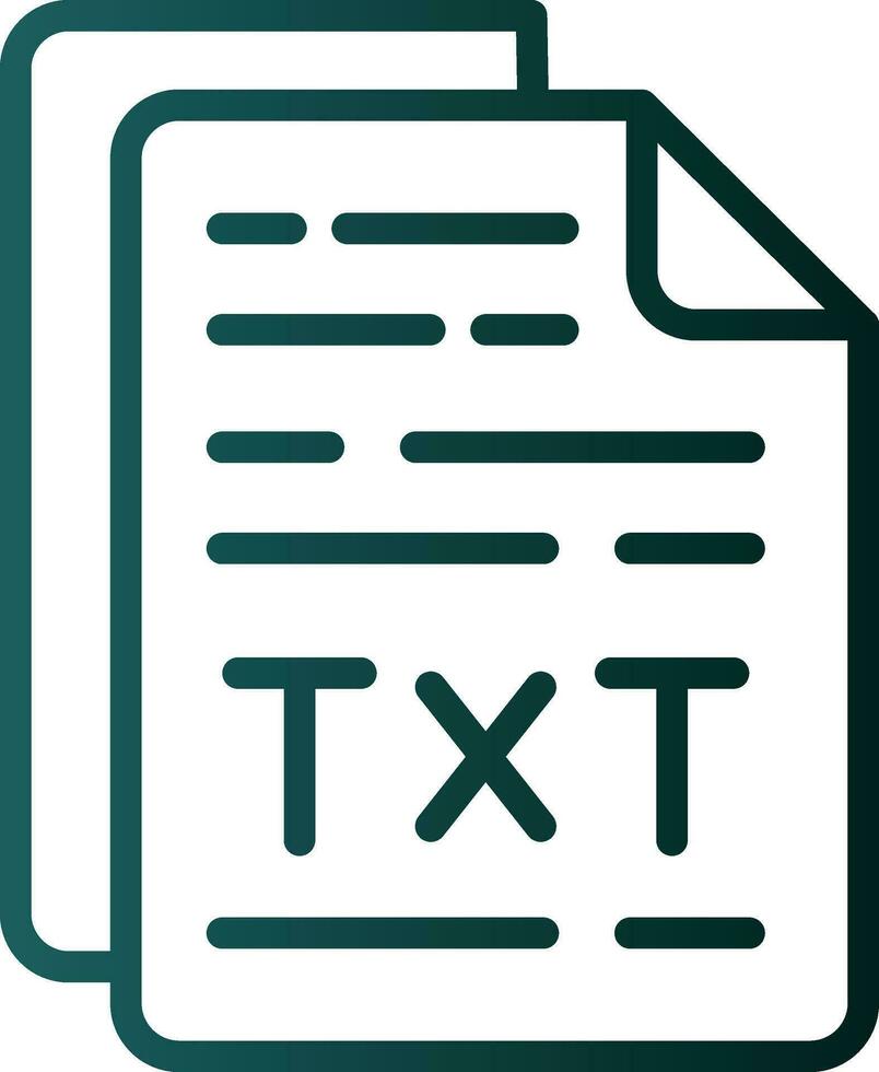 TXT archivo vector icono diseño