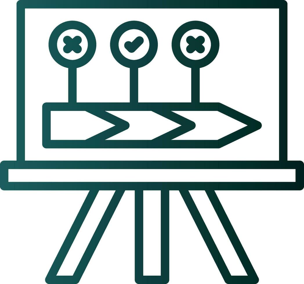 Value Chain Vector Icon Design