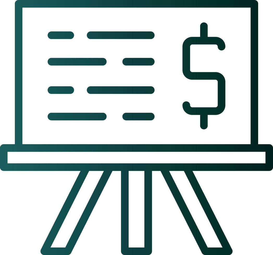 Presentation Vector Icon Design