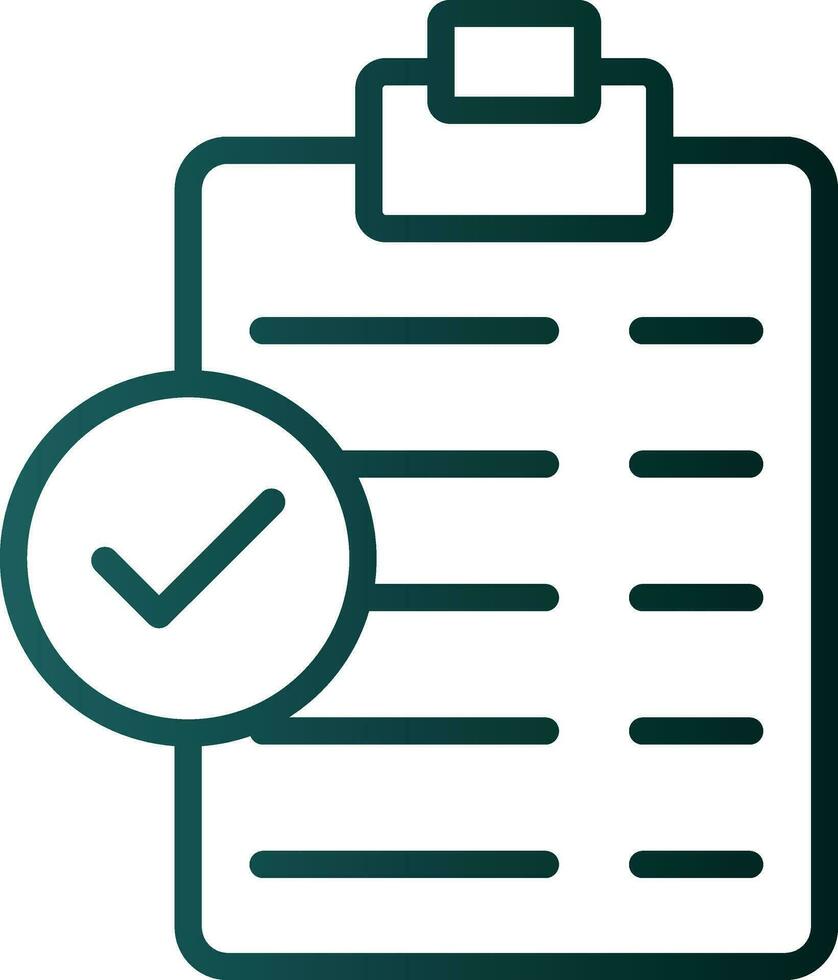 Task Planning Vector Icon Design