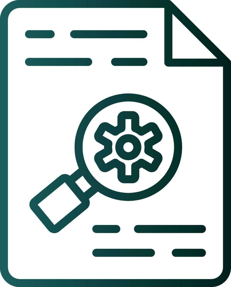 Analysis Vector Icon Design