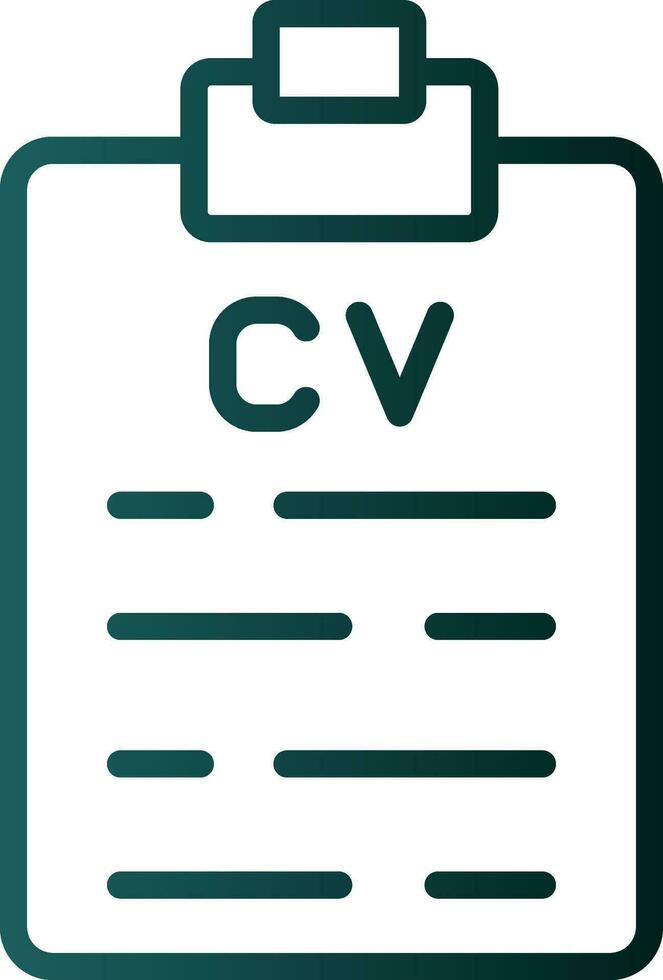 CV Vector Icon Design