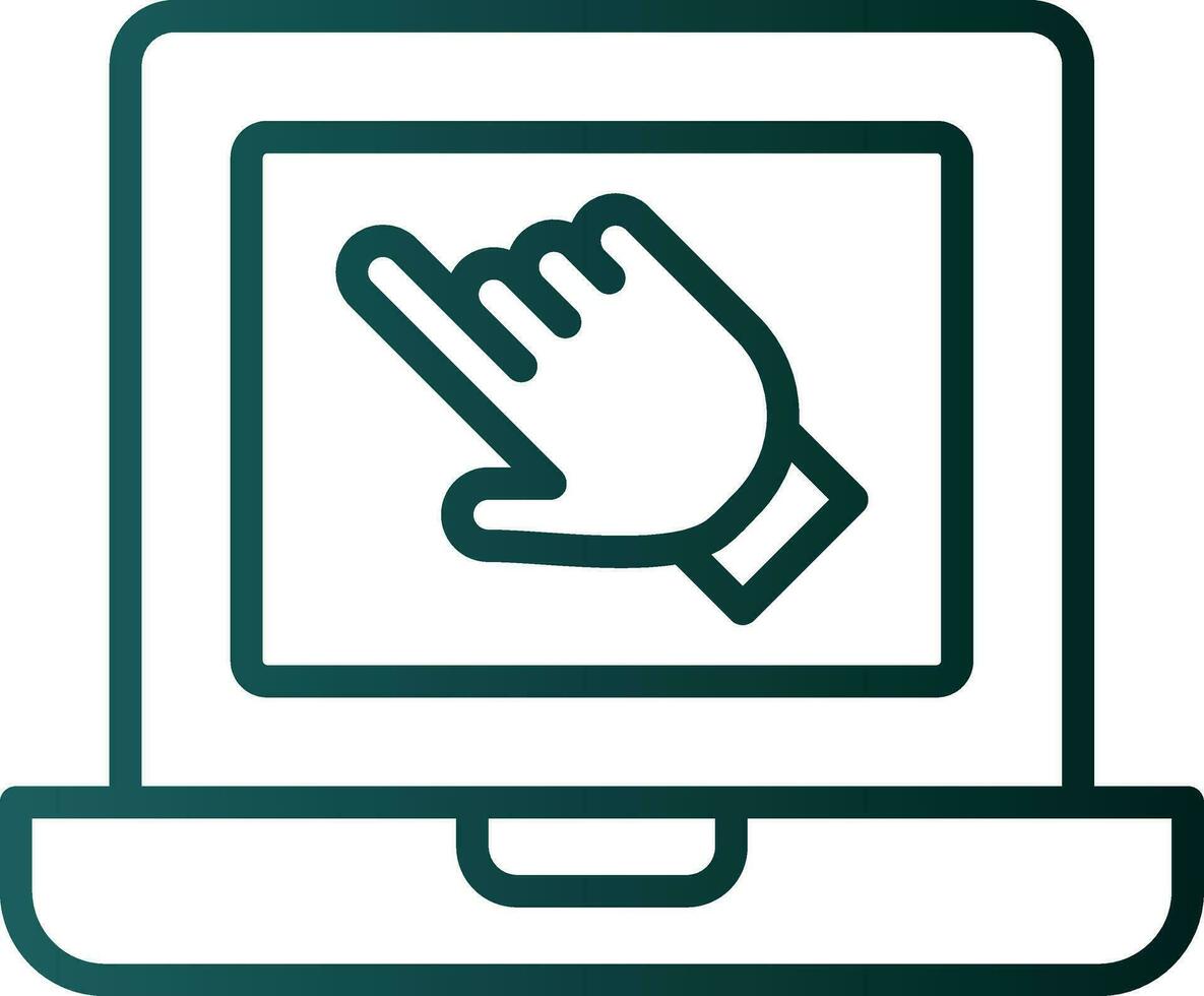Laptop Vector Icon Design