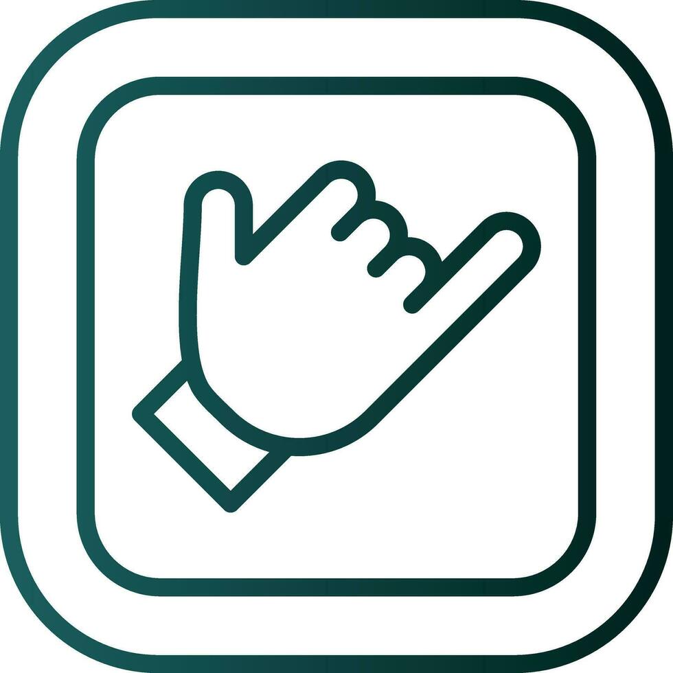 Little Finger Vector Icon Design