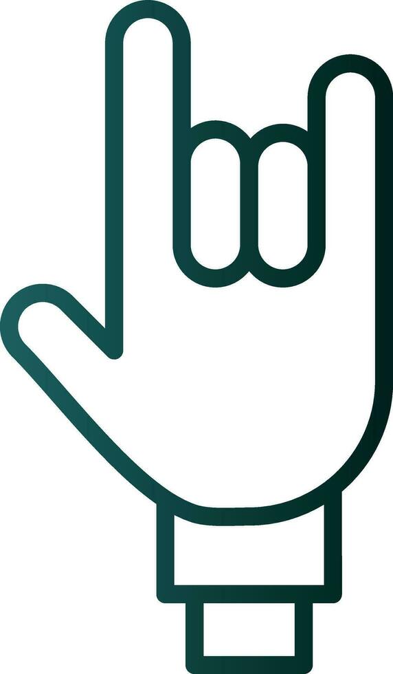 Rock On Vector Icon Design