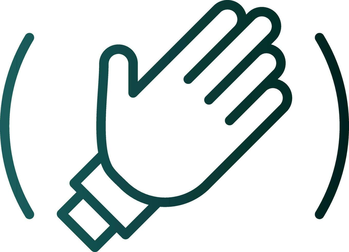 Goodbye Vector Icon Design