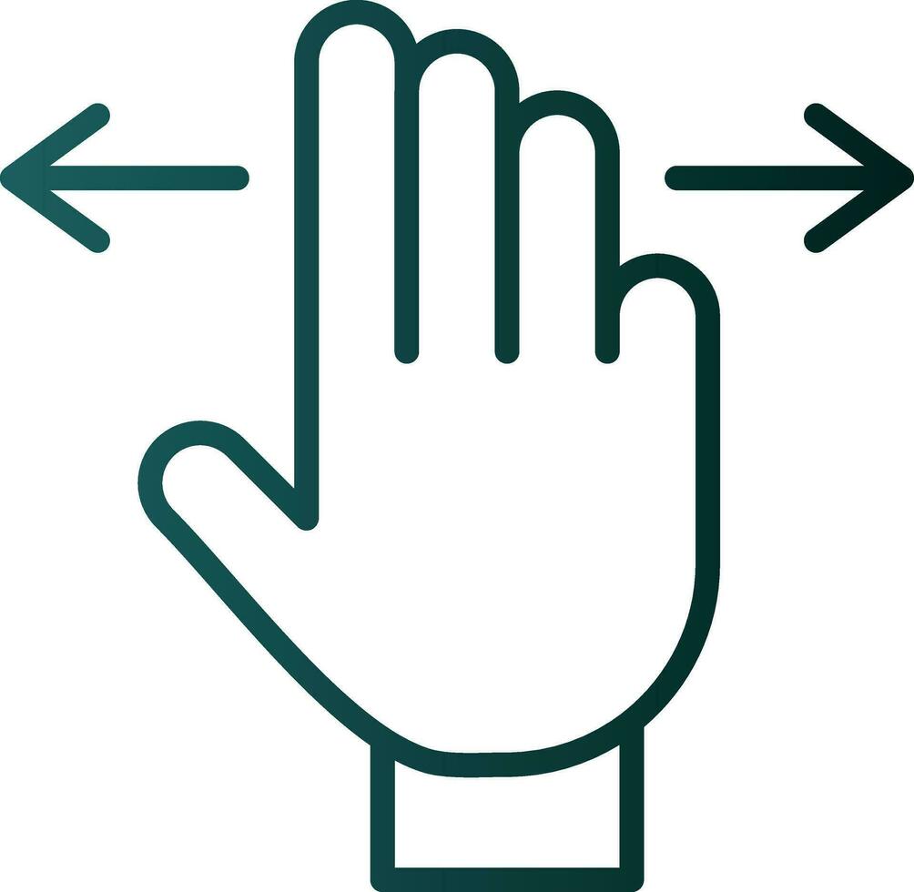 Swipe Vector Icon Design