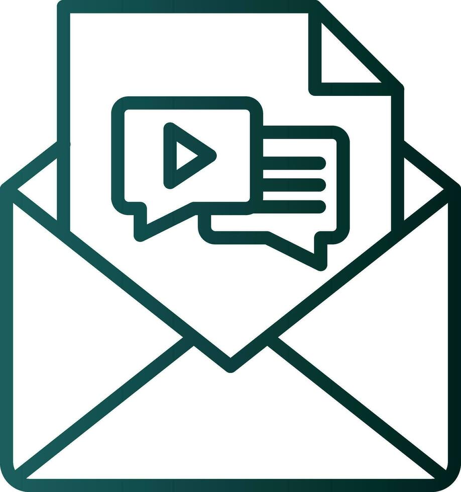 Email Marketing Vector Icon Design