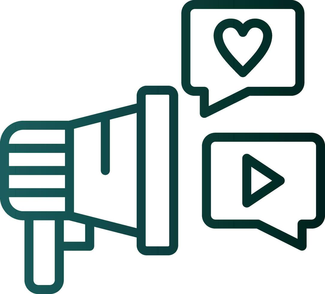 Advertising Vector Icon Design