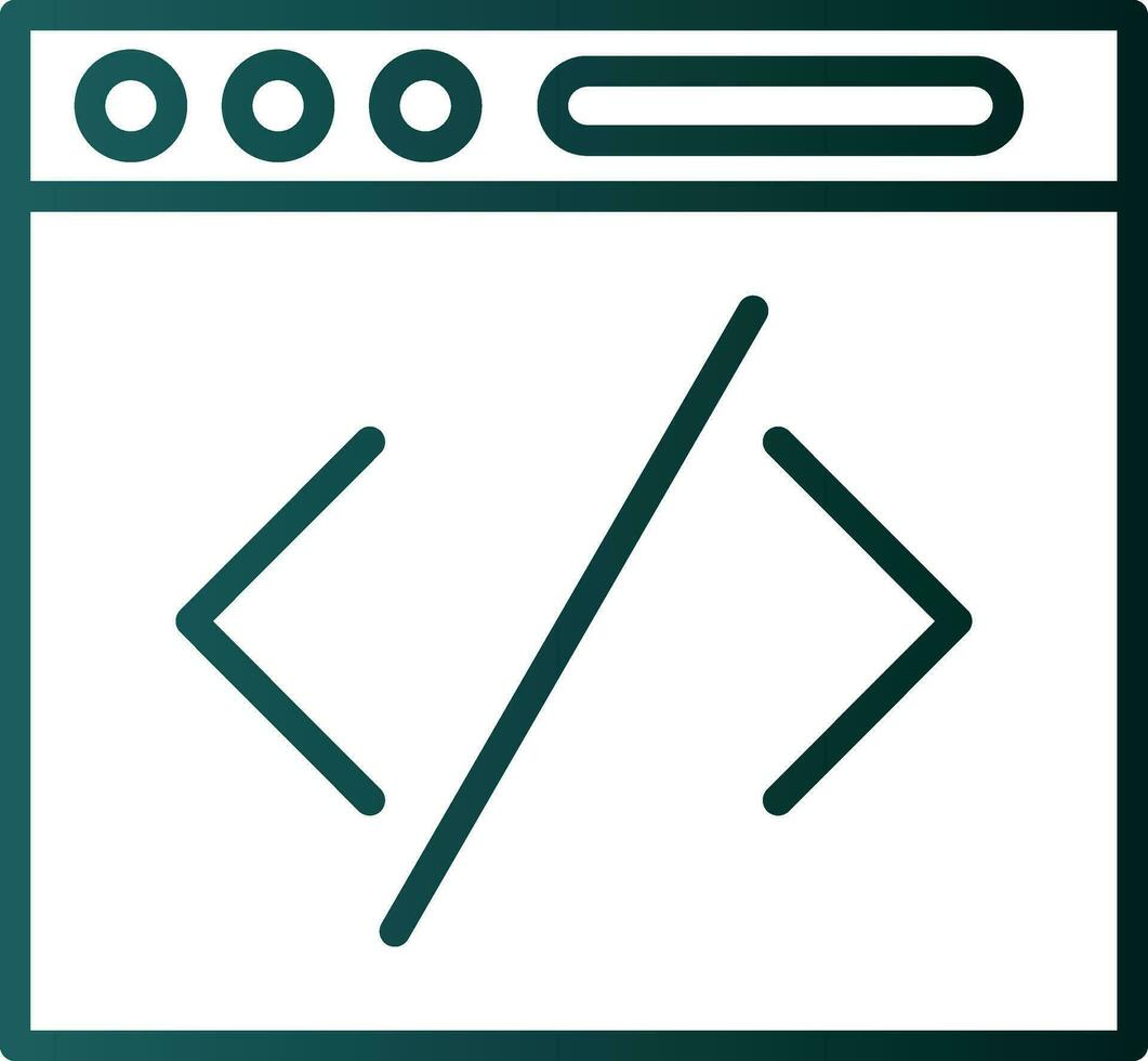 Coding Vector Icon Design