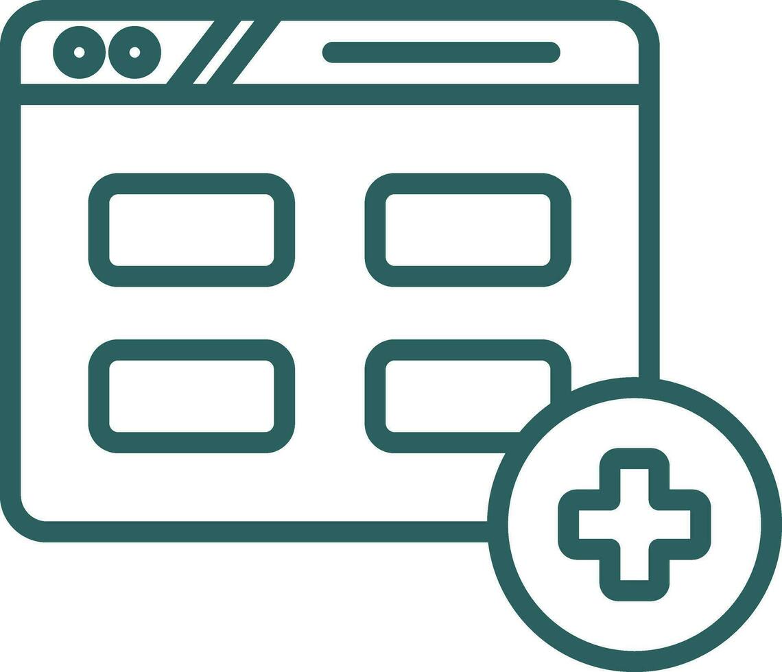 Website Vector Icon Design