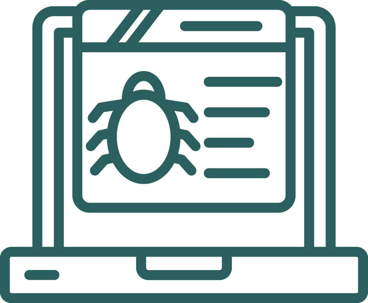Bug Vector Icon Design