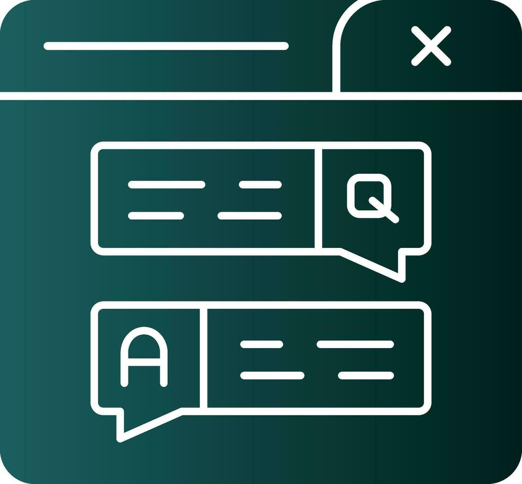 Forum Vector Icon Design