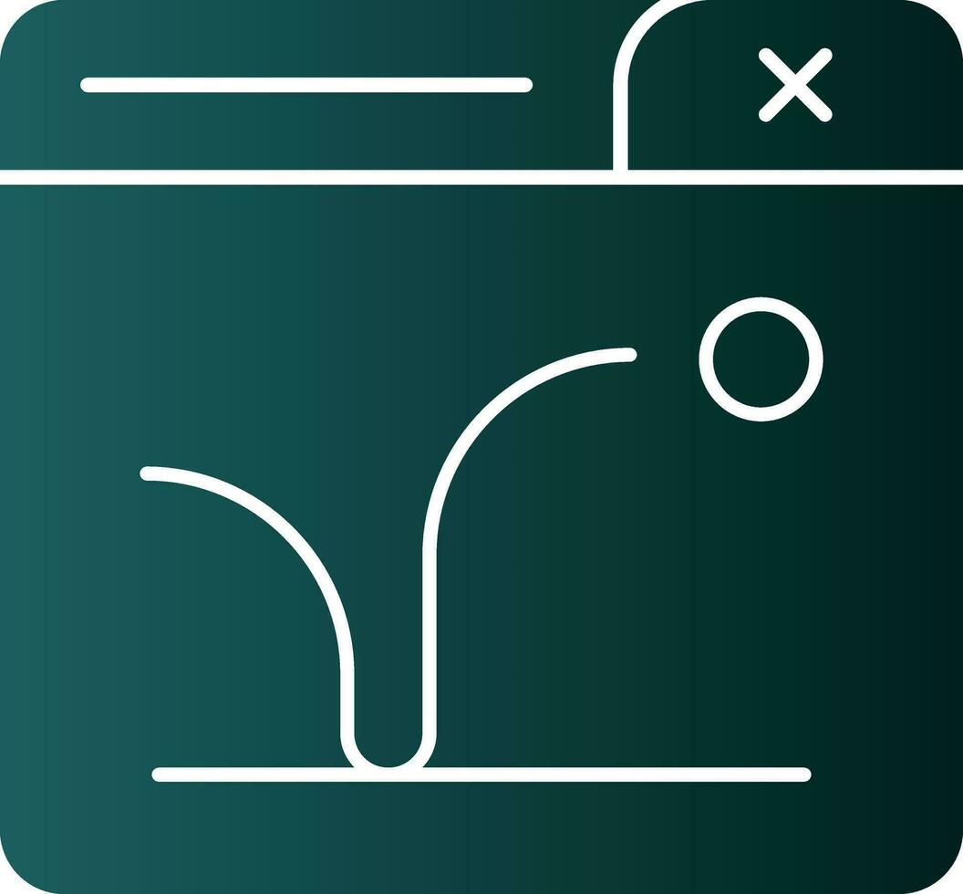 Bounce Rate Vector Icon Design