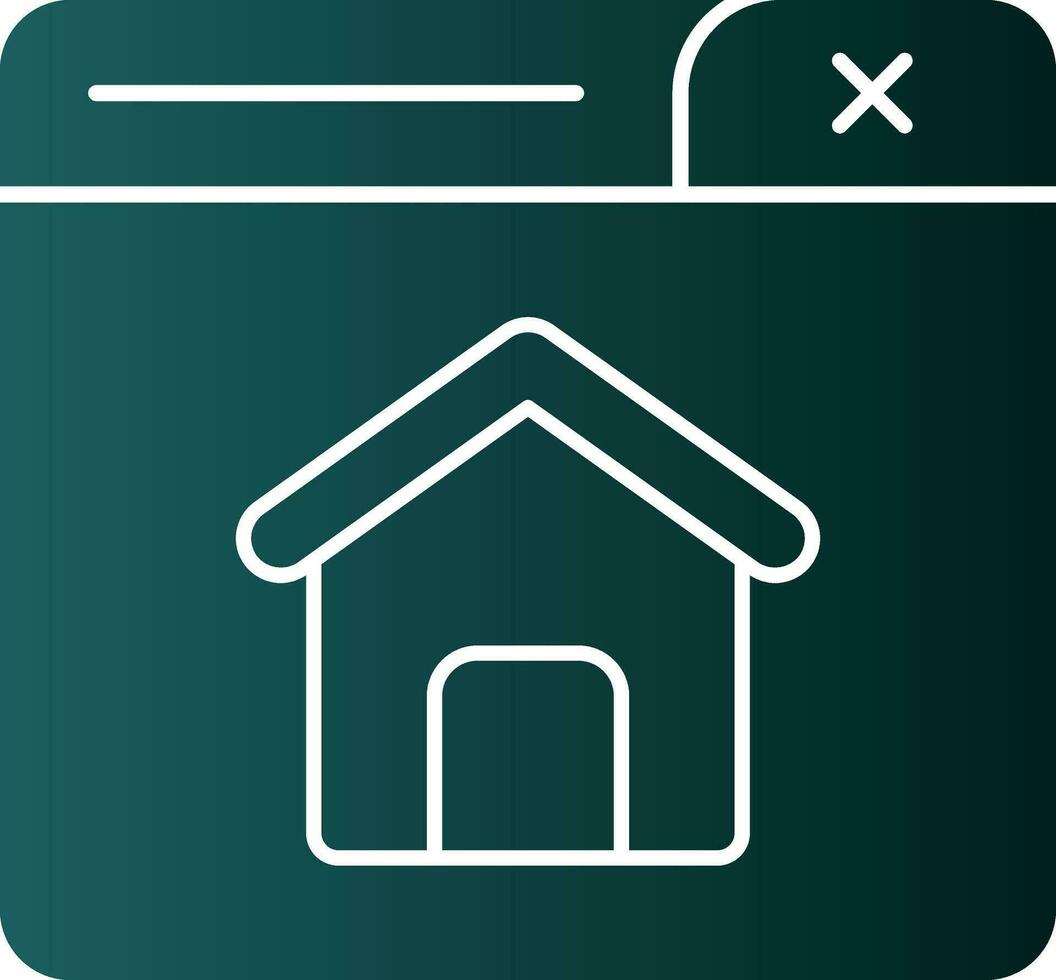 Home Page Vector Icon Design