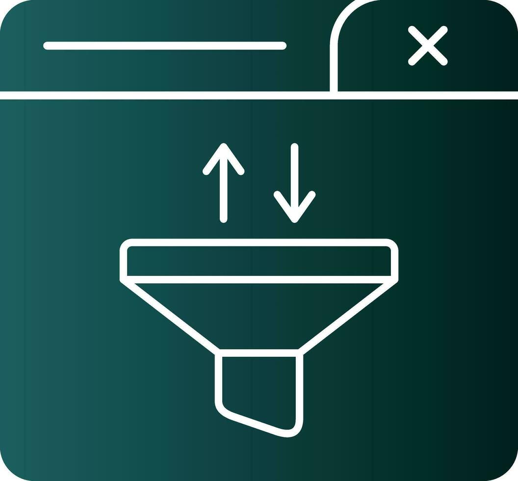Funnel Vector Icon Design