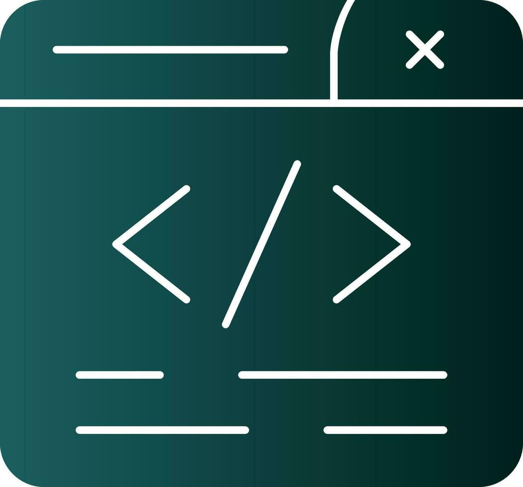 Web Programming Vector Icon Design