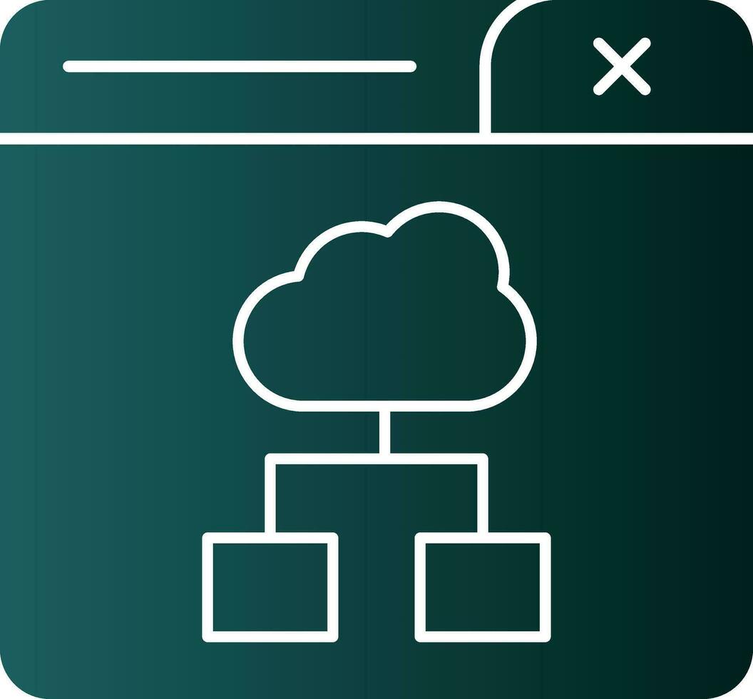 Cloud Computing Vector Icon Design