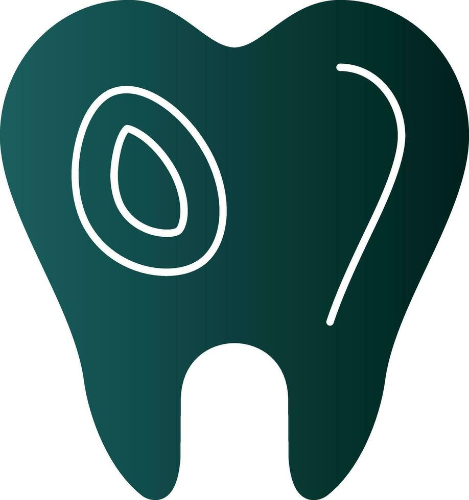 caries vector icono diseño