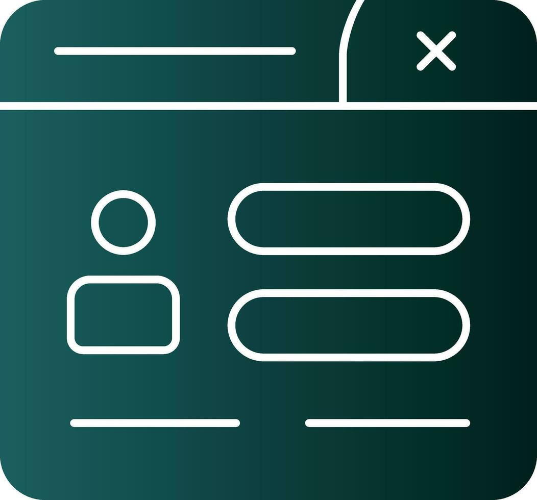 Signup Vector Icon Design