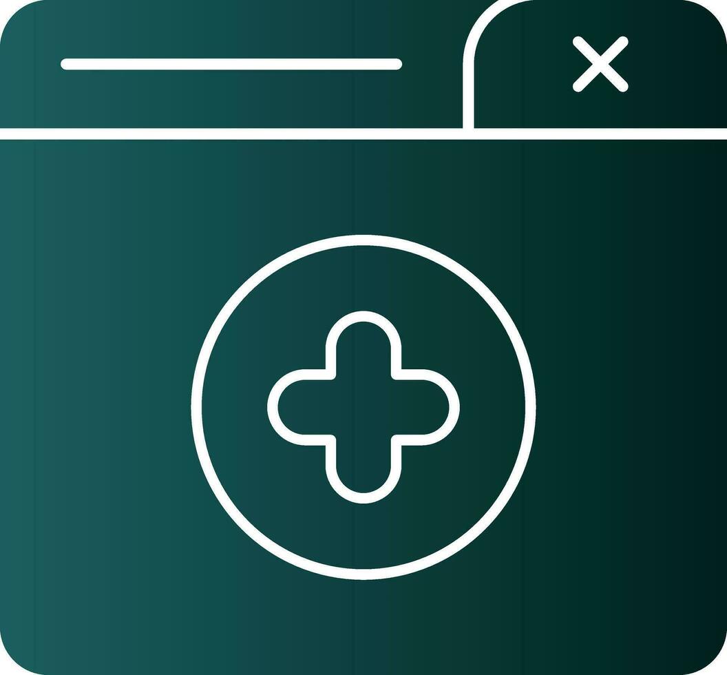 New Window Vector Icon Design