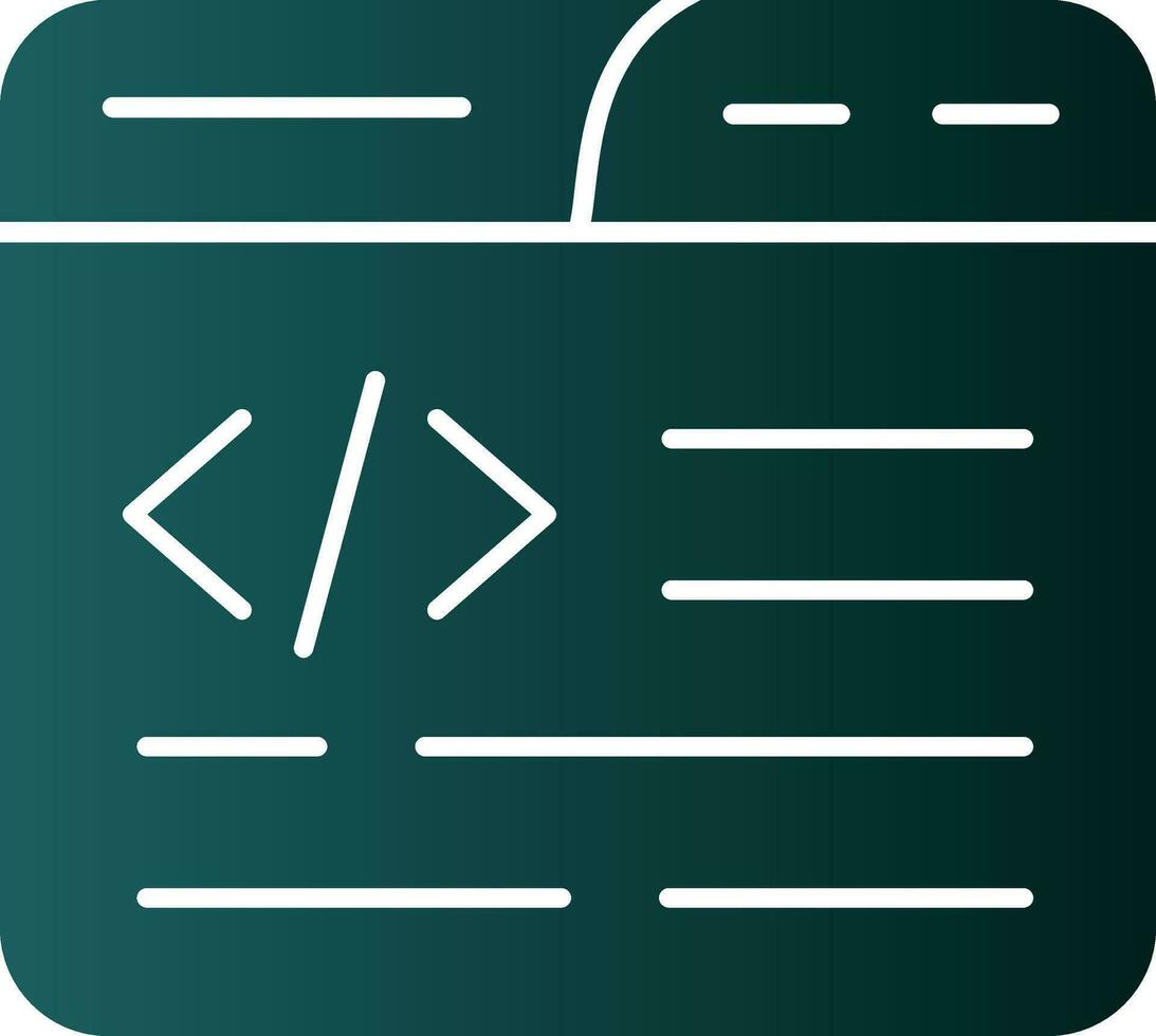 web codificación vector icono diseño