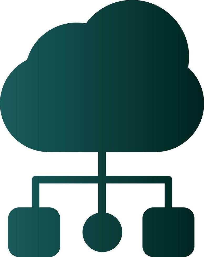 Cloud Computing Vector Icon Design
