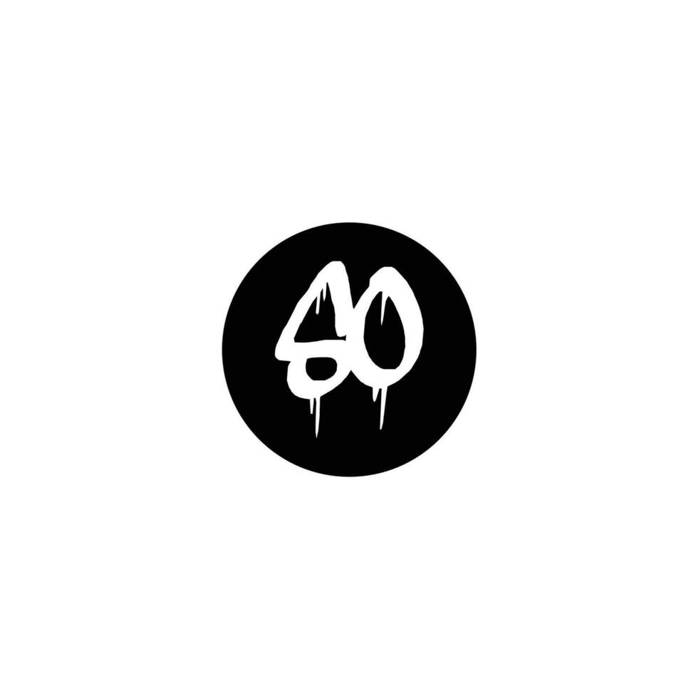 Initial SO letter drip template design vector