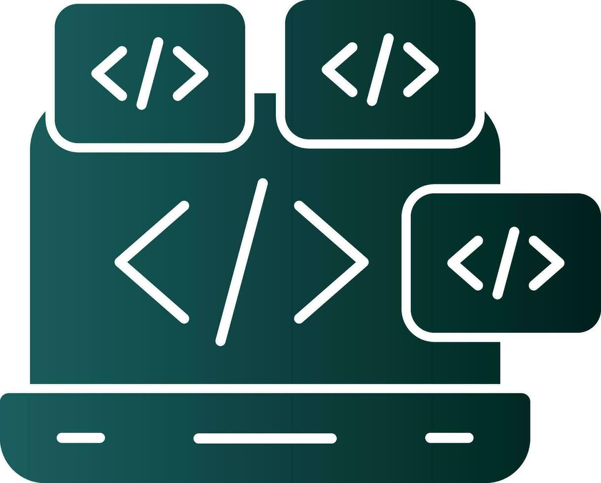 Coding Vector Icon Design