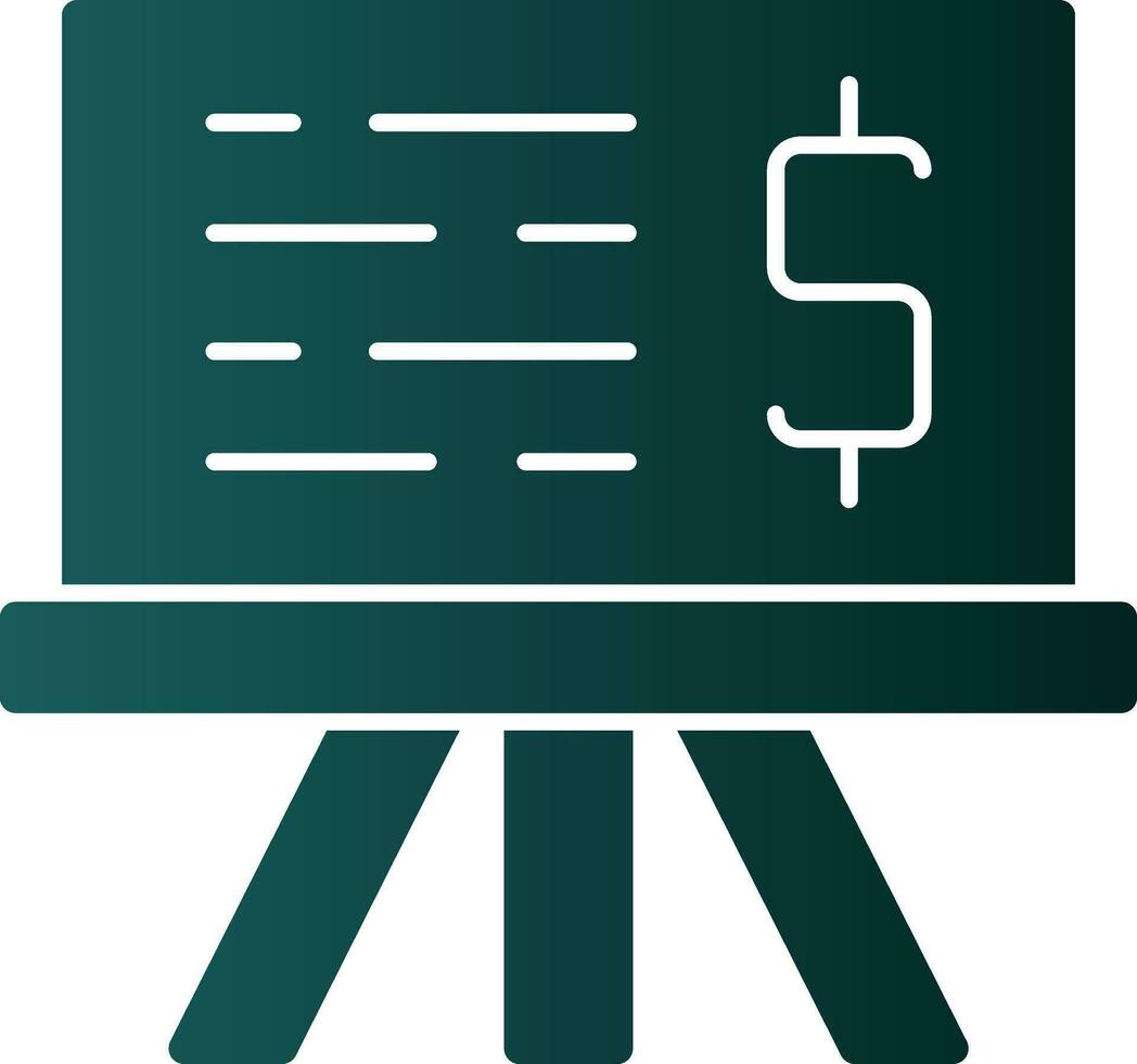 Presentation Vector Icon Design