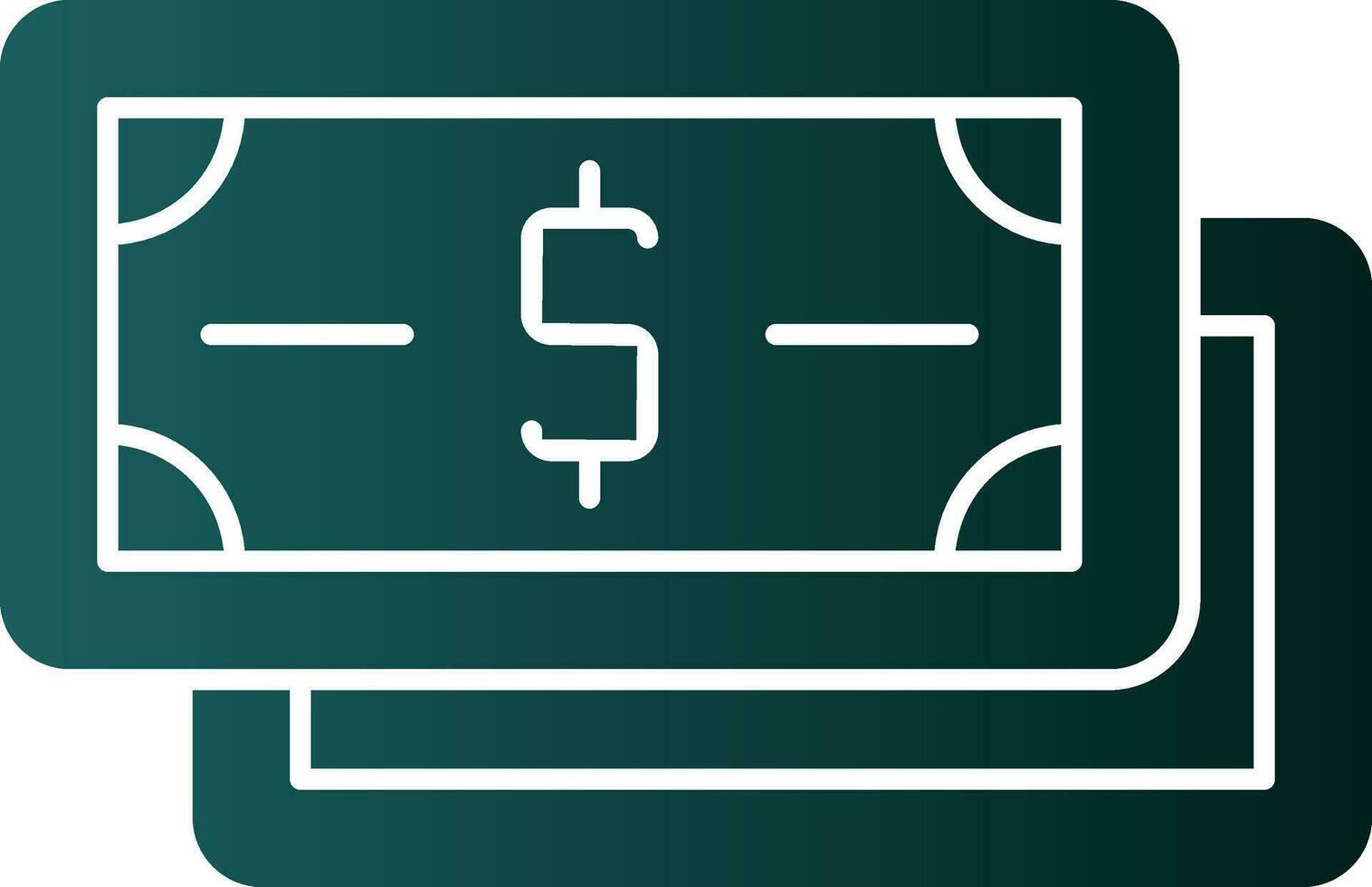 Dollar Note Vector Icon Design