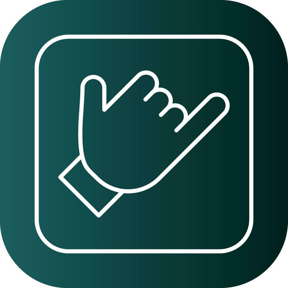 Little Finger Vector Icon Design